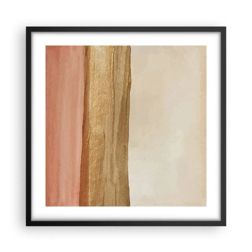 Plakat i sort ramme - Lodret sammensætning - 50x50 cm