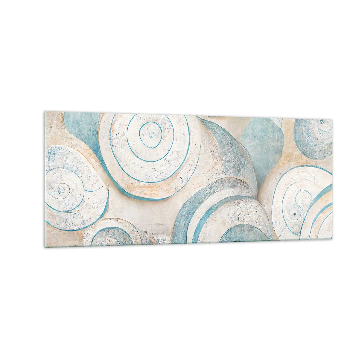 Billede på glas - Hvad gemmer skallen på? - 100x40 cm