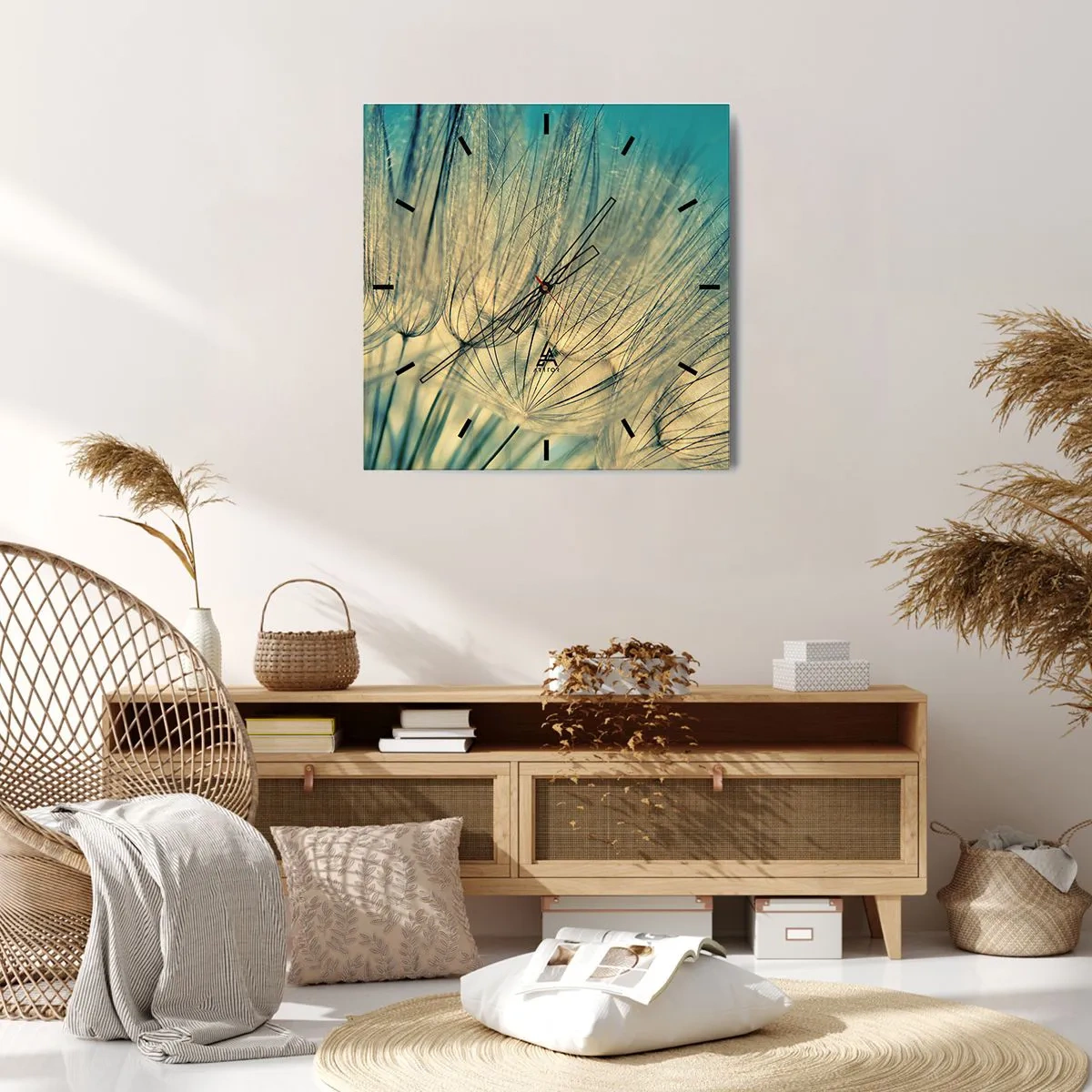 Vægur, Uret - Venter på vinden - 30x30 cm