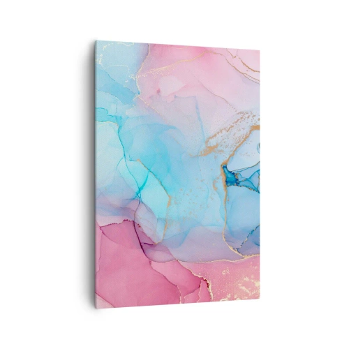 Lærredstryk - Billede på lærred - Møde og gennemtrængning - 70x100 cm