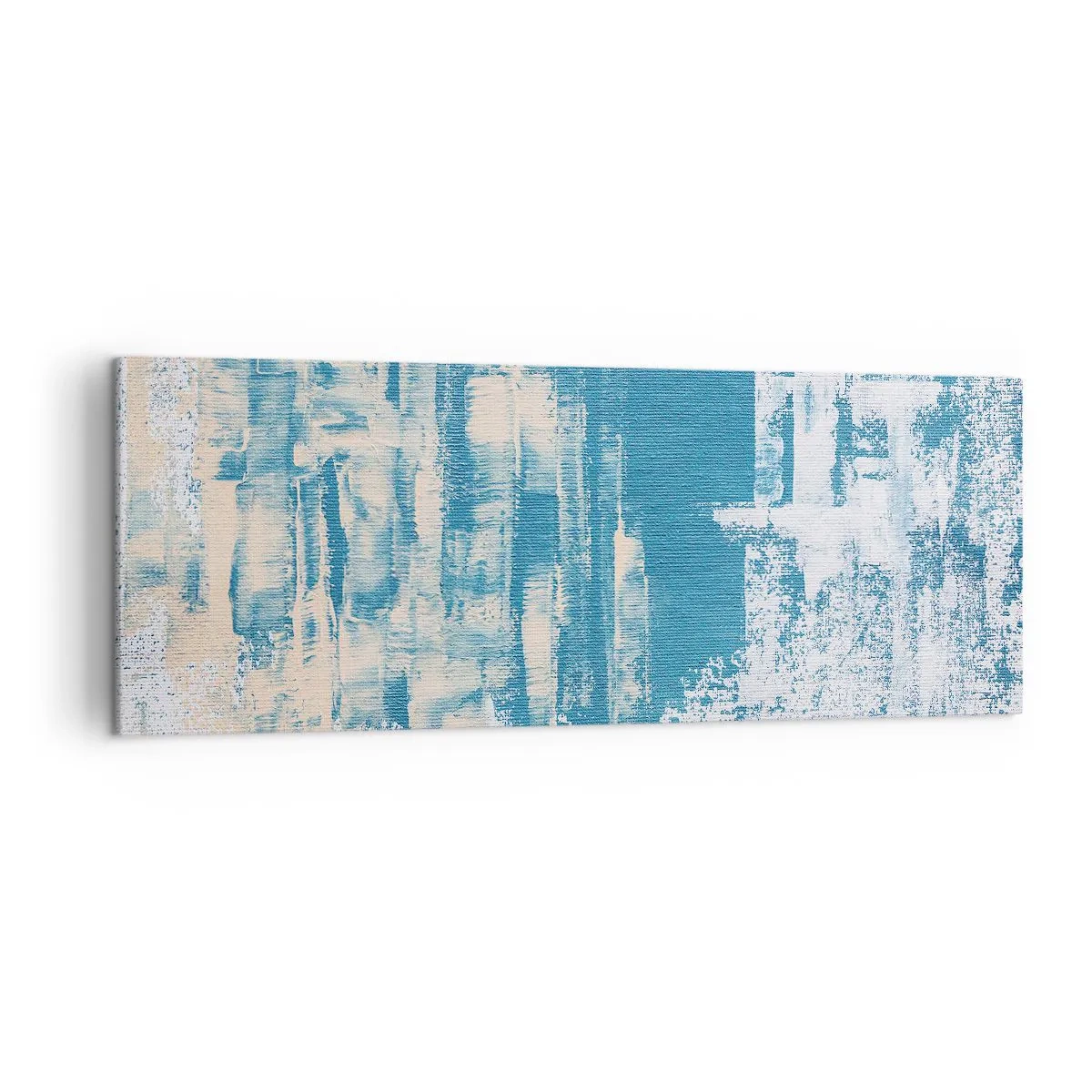 Lærredstryk - Billede på lærred - Gennem istappen - 140x50 cm