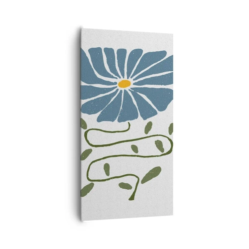 Lærredstryk - Billede på lærred - Fra kvist til blomst - 65x120 cm