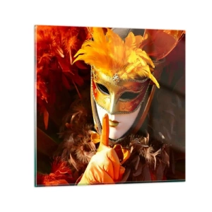 Billede på glas - Mystik er en del af spillet - 60x60 cm