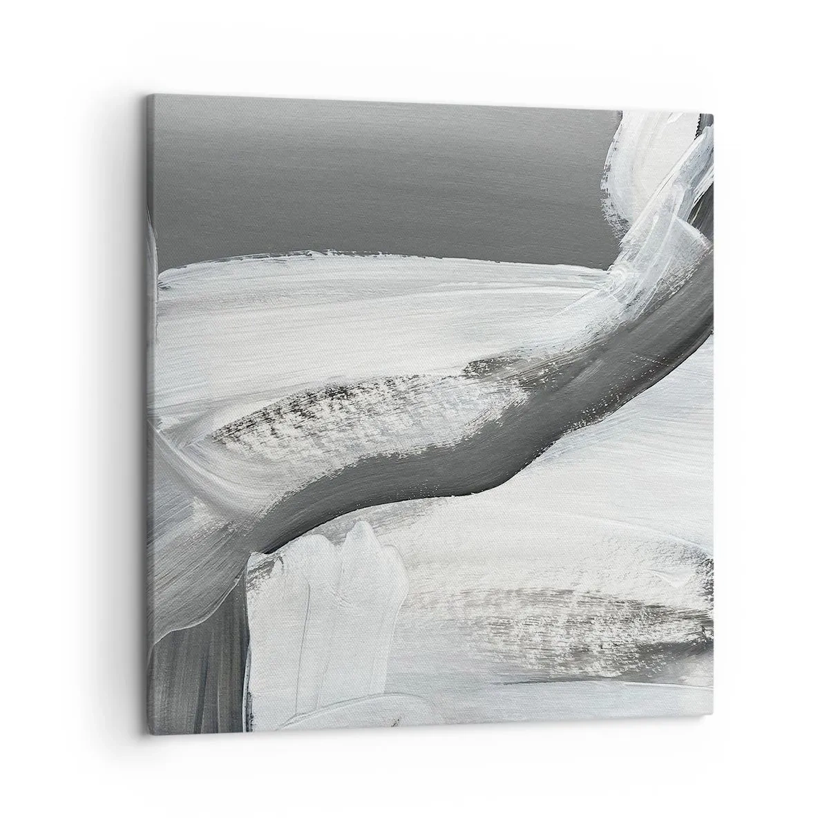 Lærredstryk - Billede på lærred - Med beslutsom bevægelse - 50x50 cm