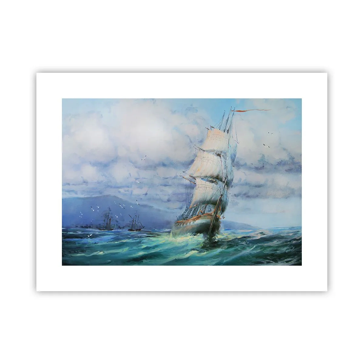 Plakat - God vind - 40x30 cm