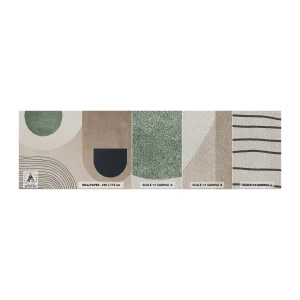 Prøve Fototapet Premium Canvas - Blidheden i en oval - Minimalisme, Stykke, Abstraktion - 100x30 cm