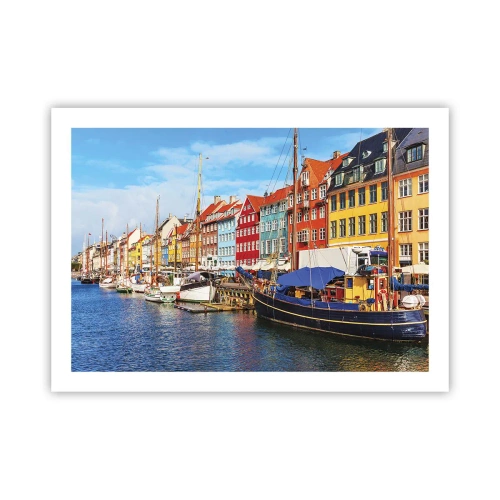 Plakat - Glædelig kaj - 70x50 cm