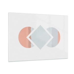 Billede på glas - Situationen er klar - 100x70 cm