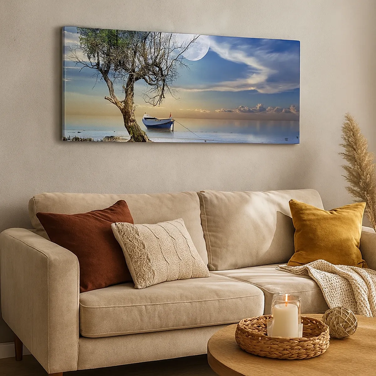 Lærredstryk - Billede på lærred - Er dette enden eller begyndelsen? - 30x30 cm