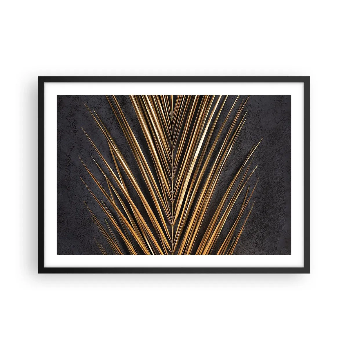 Plakat i sort ramme - Tropernes guld - 70x50 cm