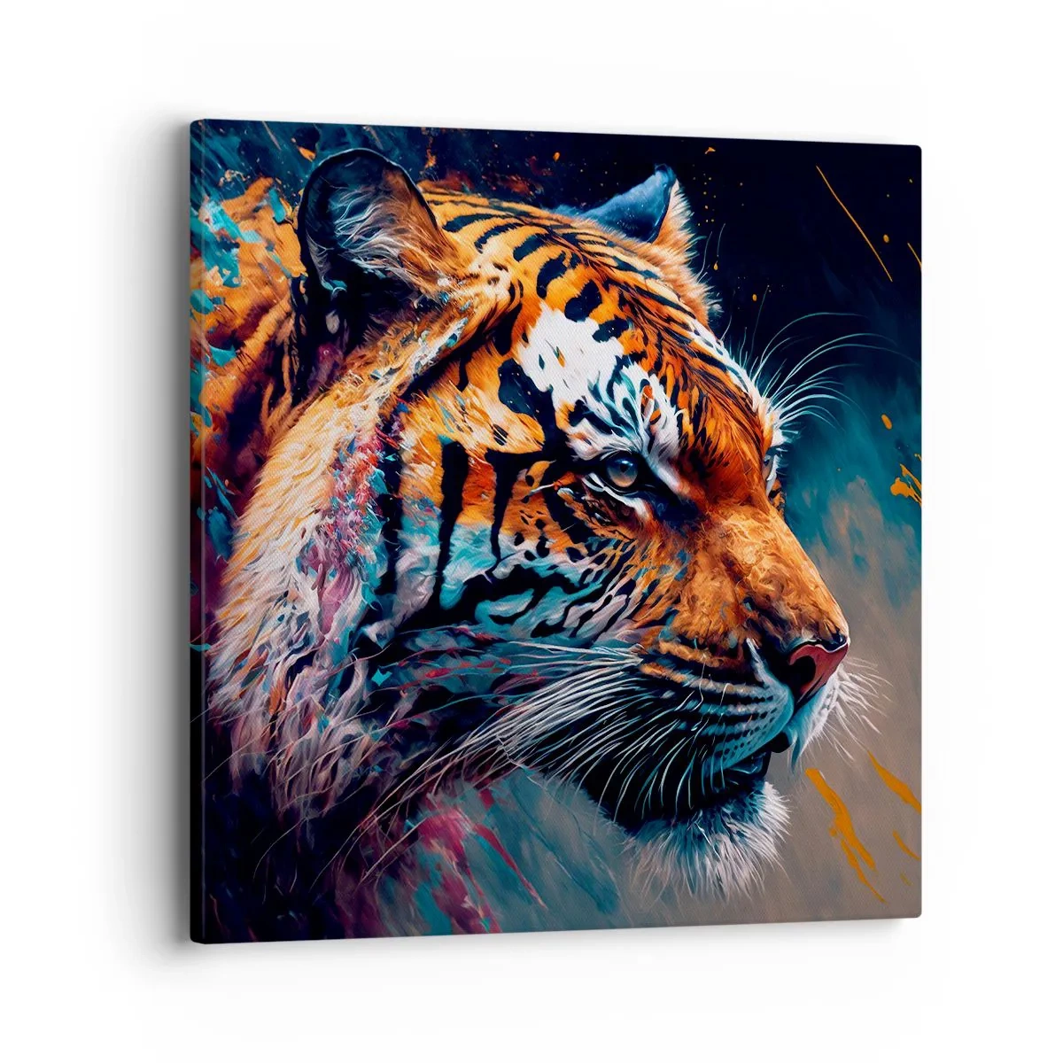 Lærredstryk - Billede på lærred - Vild skønhed - 40x40 cm