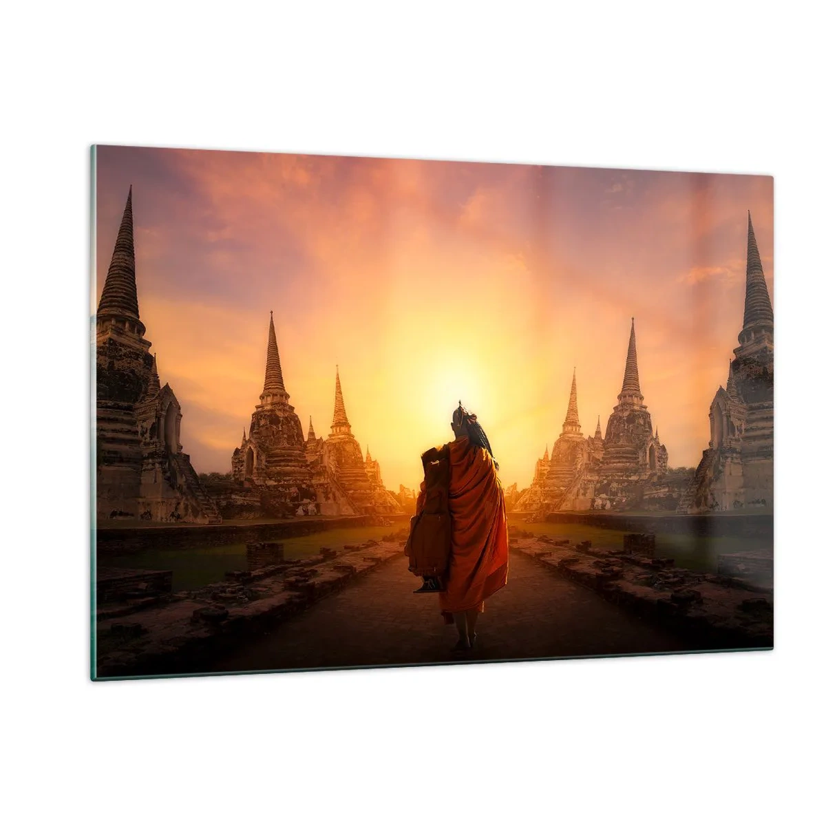 Billede på glas - I fred for evigt - 120x80 cm