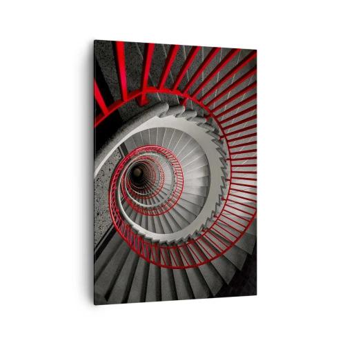 Lærredstryk - Billede på lærred - Arkitektoniske lege - 70x100 cm