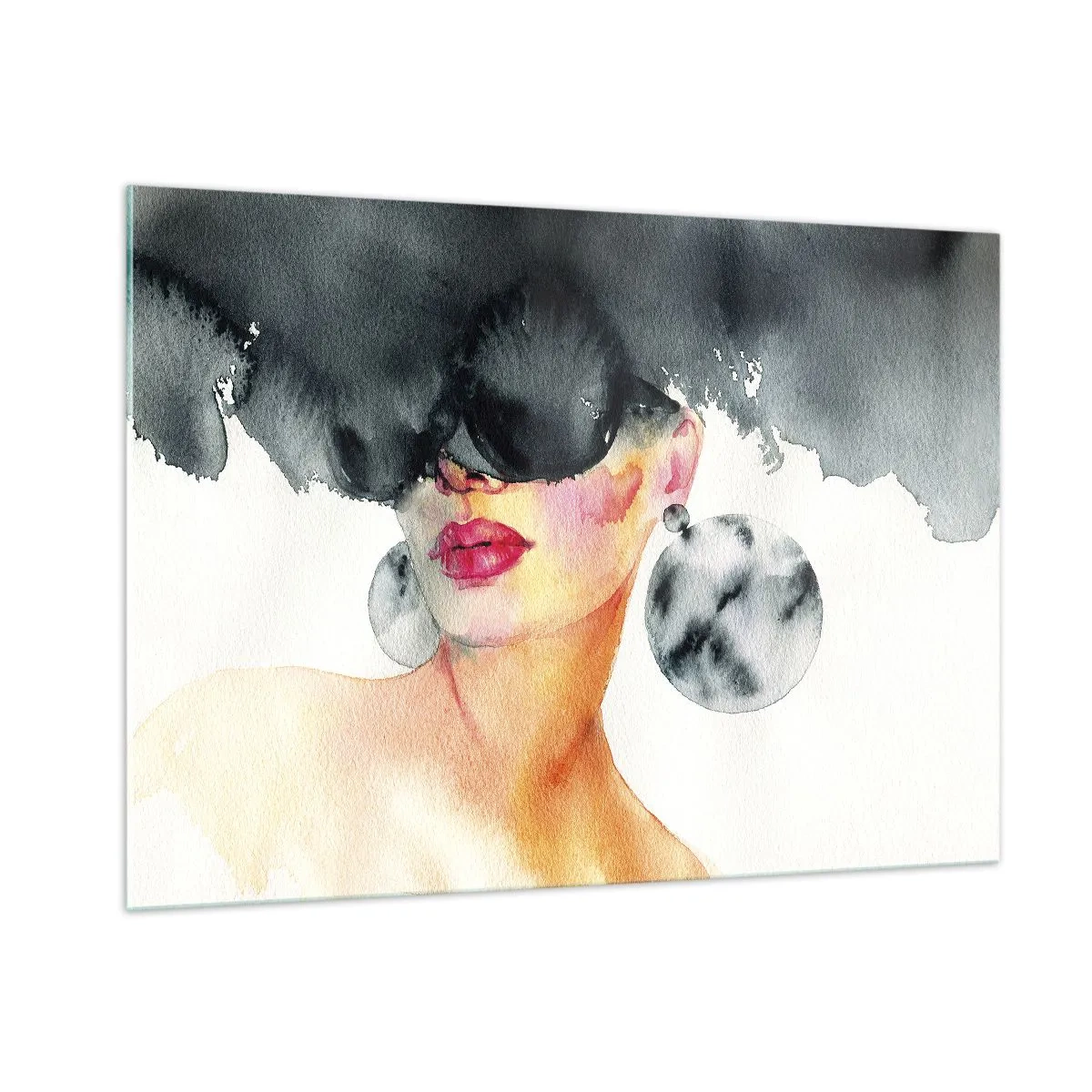 Billede på glas - Hemmeligheden bag elegance - 100x70 cm