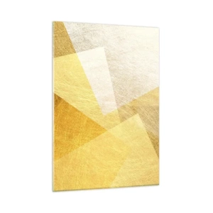 Billede på glas - Geometriens vejr - 50x70 cm