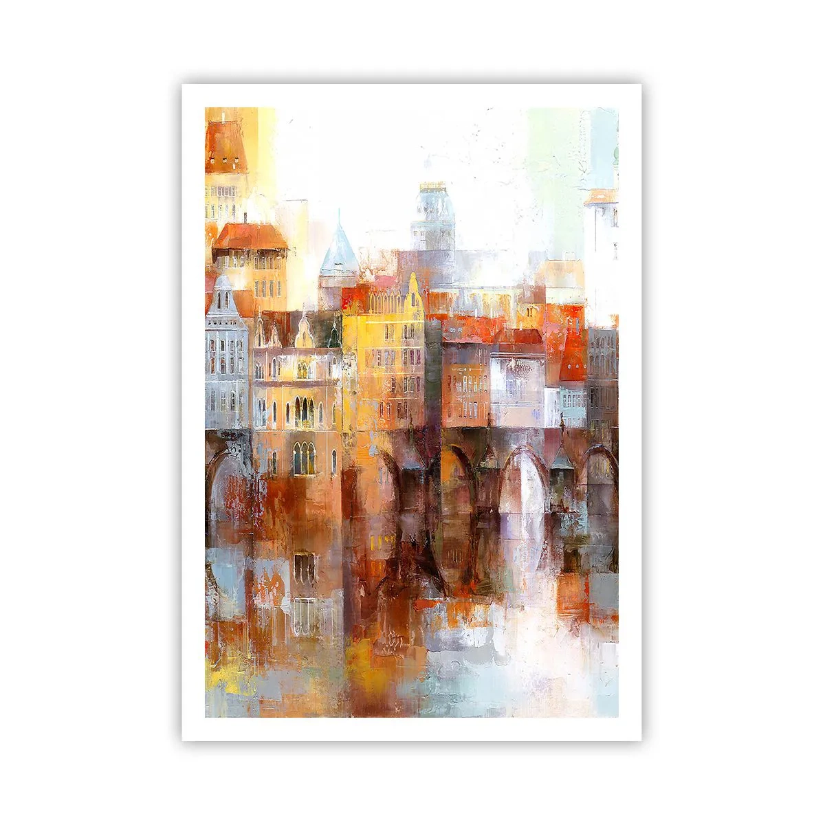 Plakat - Under broen også smuk - 70x100 cm