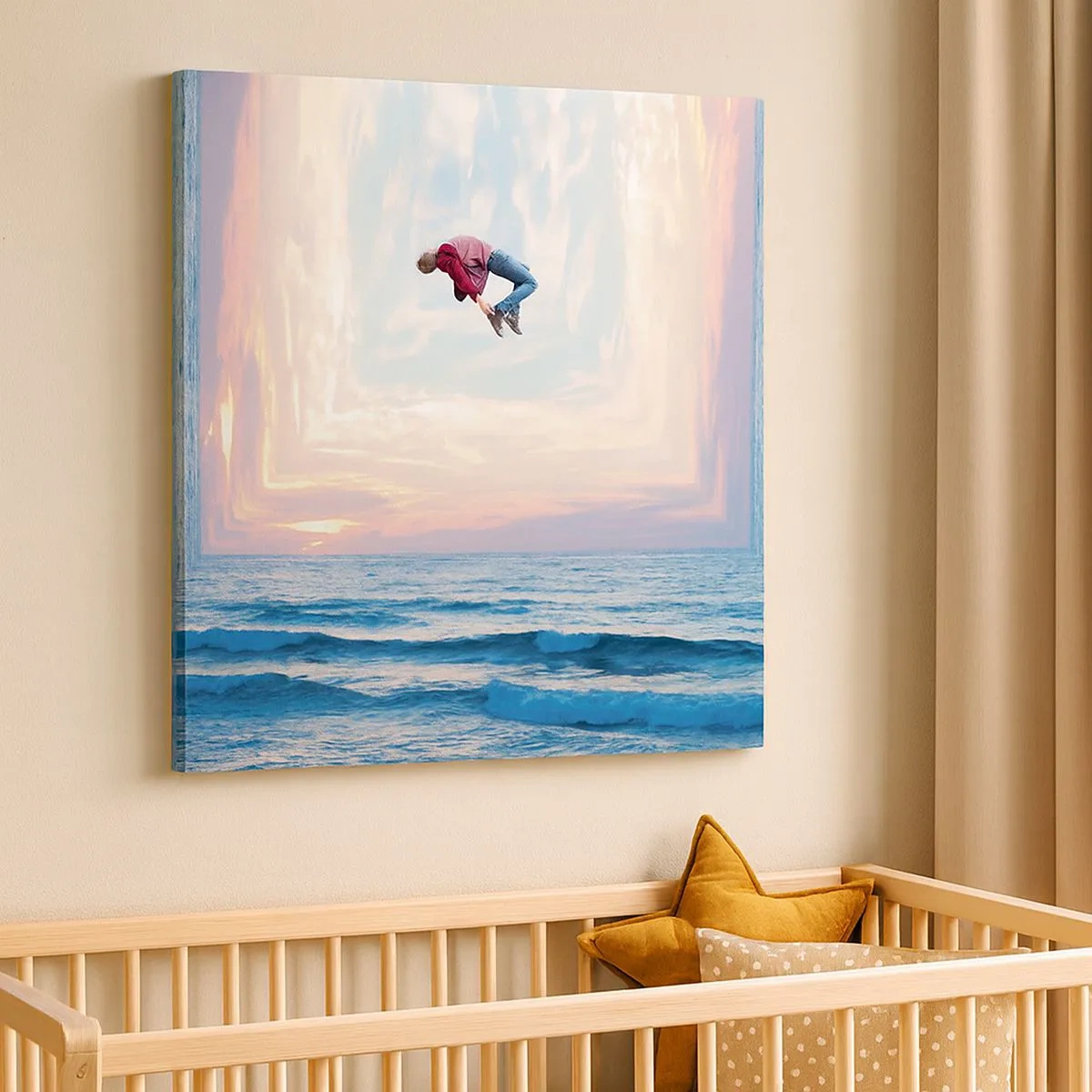 Lærredstryk - Billede på lærred - Til en anden dimension - 30x30 cm