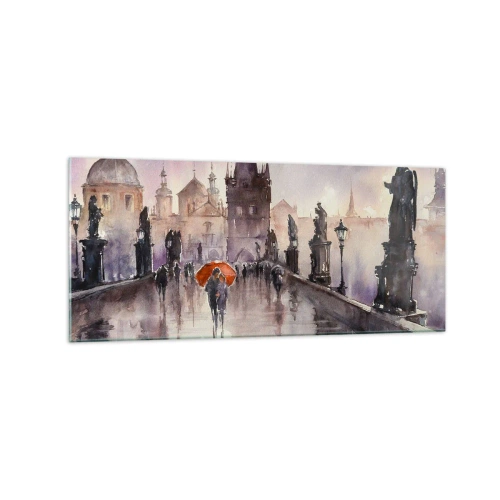 Billede på glas - Folk forandrer sig ikke - 120x50 cm