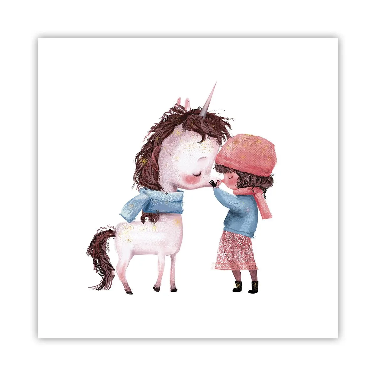 Plakat - En vinterhistorie - 40x40 cm