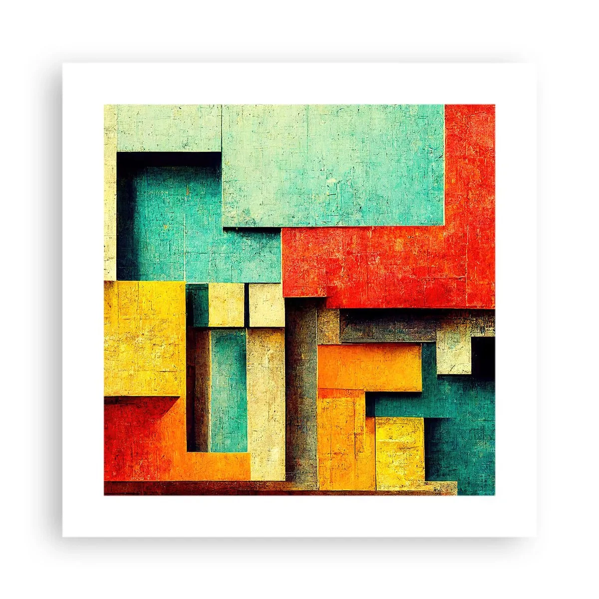 Plakat - Festival for rette vinkler - 40x40 cm