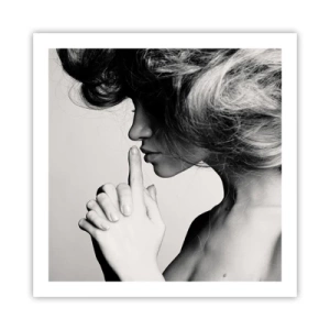 Plakat - Lyt til sig selv - 60x60 cm