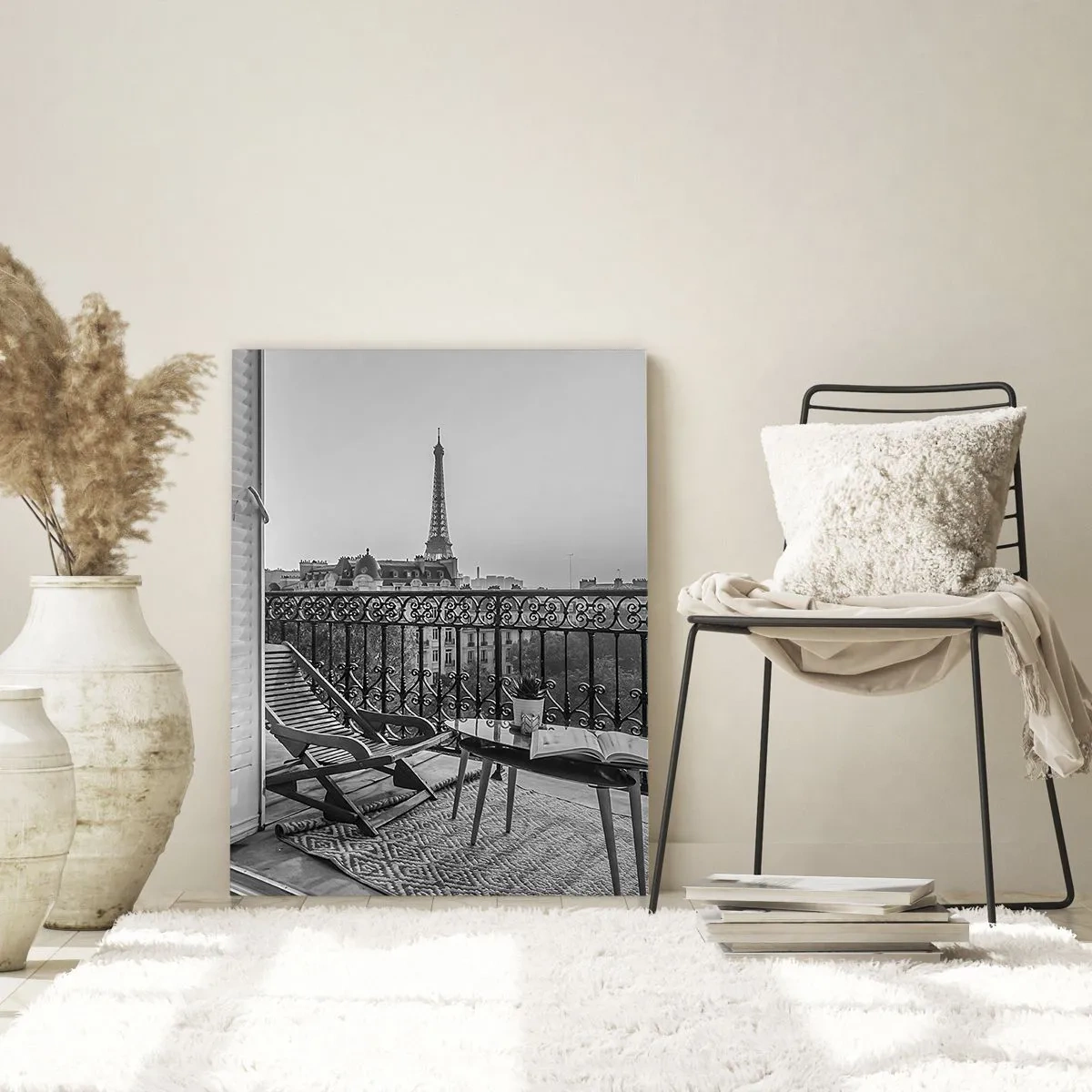 Billede på glas - Eftermiddag i Paris - 50x70 cm