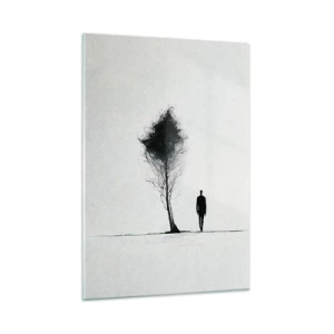 Billede på glas - Vi vandrer alle - 50x70 cm