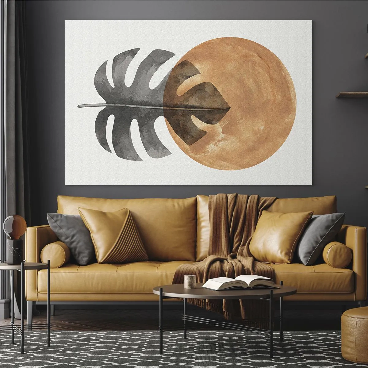 Billede på glas - Altid solen - 120x80 cm