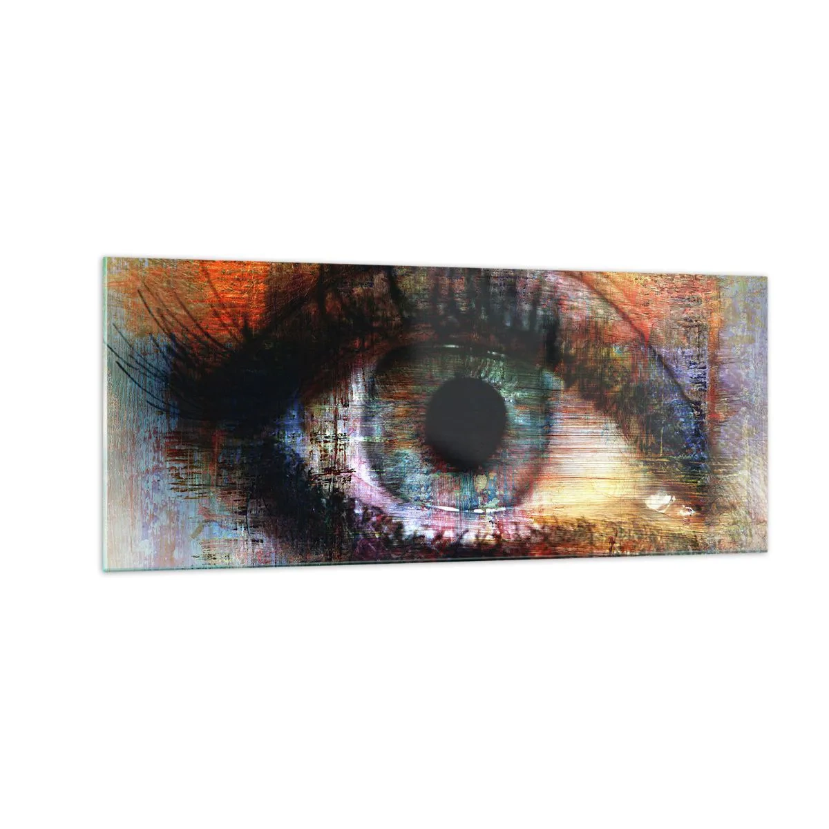 Billede på glas - Du kan se ind i sjælen - 100x40 cm
