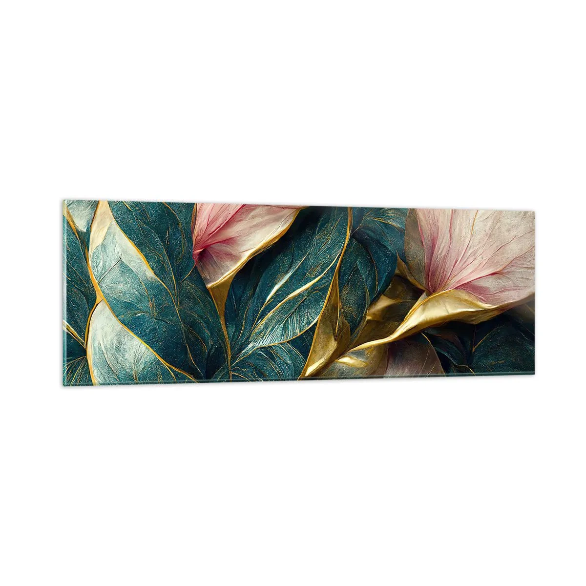 Billede på glas - Naturlig elegance og stil - 90x30 cm