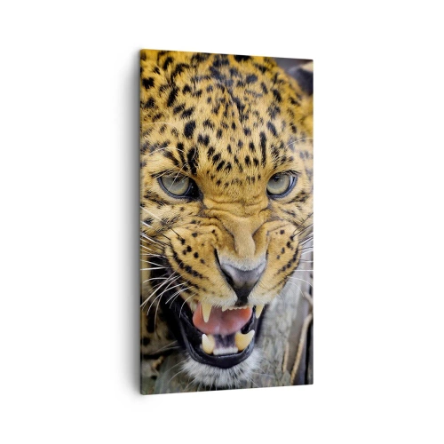 Lærredstryk - Billede på lærred - Kom ikke op, jeg advarer dig! - 45x80 cm