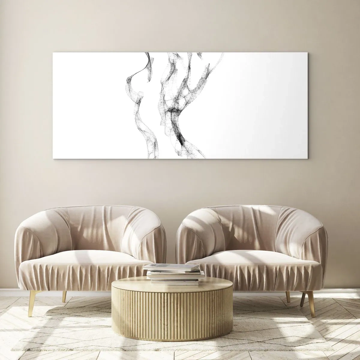 Billede på glas - Smuk og stærk - 90x30 cm