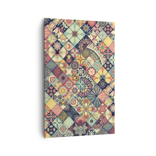 Lærredstryk - Billede på lærred - Marokkansk stemning - 80x120 cm