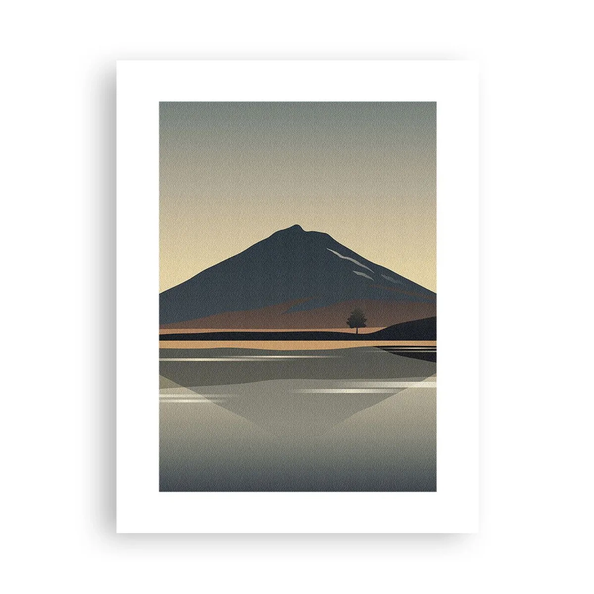 Plakat - Spejlrefleksion - 30x40 cm