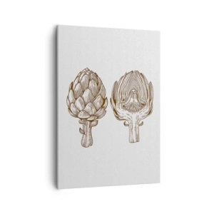 Lærredstryk - Billede på lærred - Lektion i anatomi - 50x70 cm