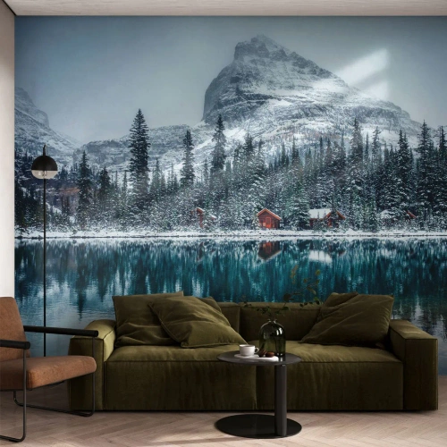Fototapet Standard Eco - En canadisk retræte - Landskab, Canada, Vinter - 400x280 cm