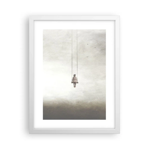 Plakat i hvid ramme - Barnet i os selv - 30x40 cm