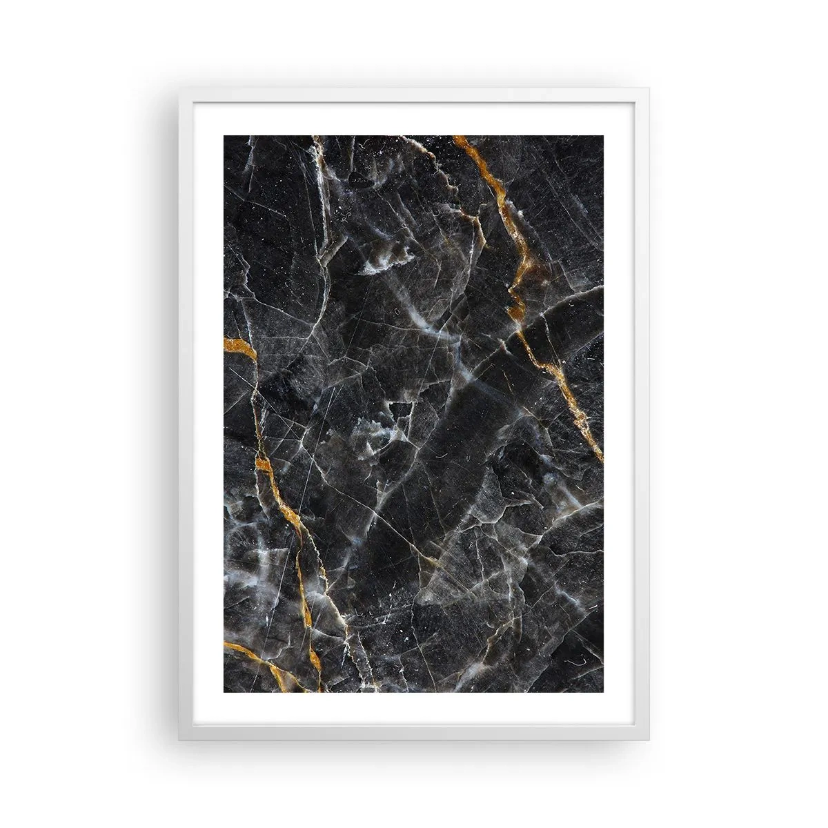 Plakat i hvid ramme - En stens indre liv - 50x70 cm