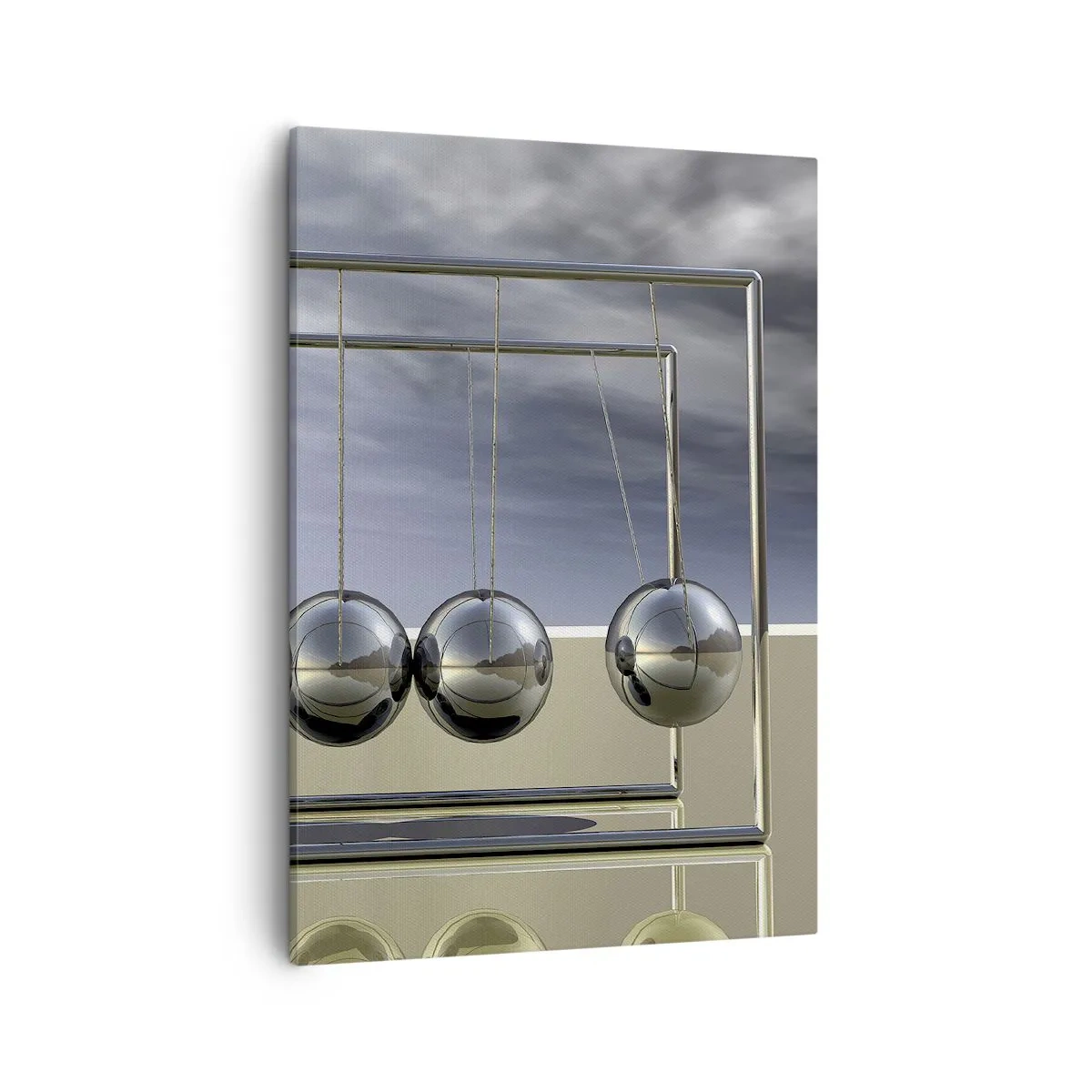 Lærredstryk - Billede på lærred - Verdens energi - 50x70 cm