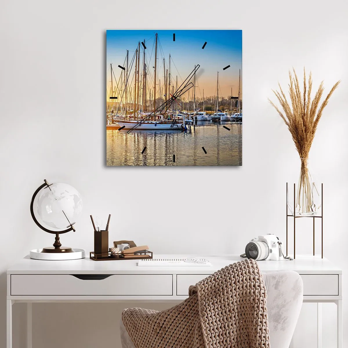 Vægur, Uret - Vinden skal også sove - 30x30 cm