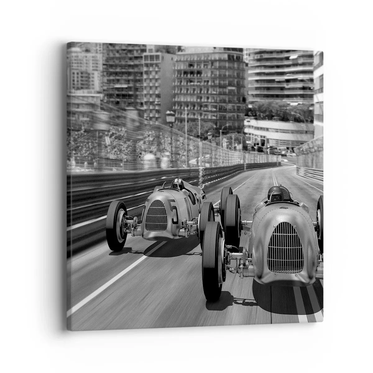 Lærredstryk - Billede på lærred - Der var engang i Monte Carlo - 40x40 cm