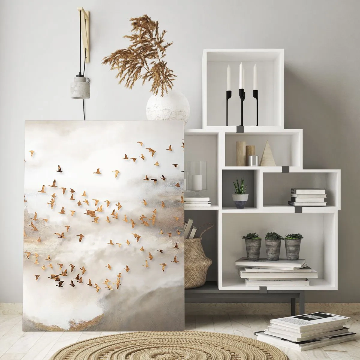 Billede på glas - Det er på tide... - 80x120 cm