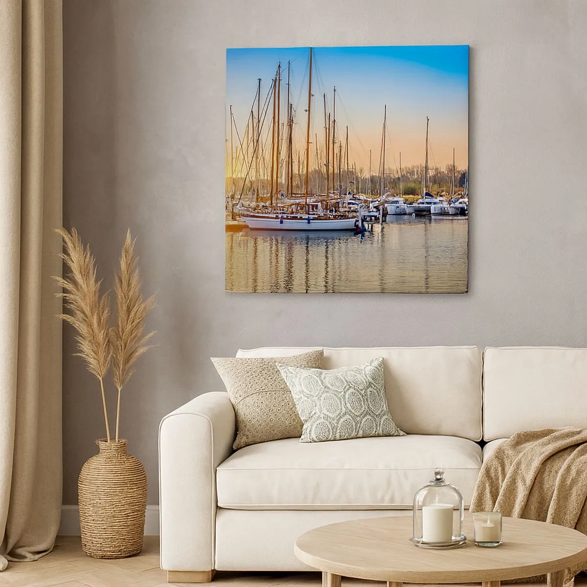 Lærredstryk - Billede på lærred - Vinden skal også sove - 30x30 cm