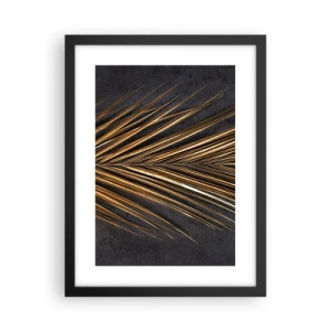 Plakat i sort ramme - Tropernes guld - 30x40 cm