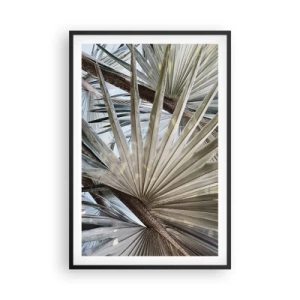 Plakat i sort ramme - Ventilatorer i troperne - 61x91 cm