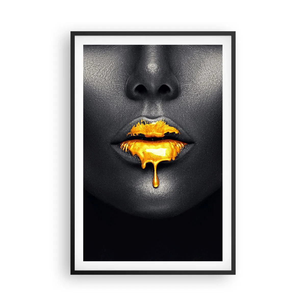 Plakat i sort ramme - Gyldenmund - 61x91 cm