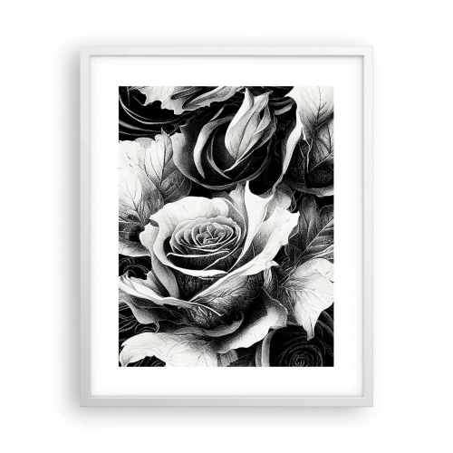 Plakat i hvid ramme - Altid dronning - 40x50 cm
