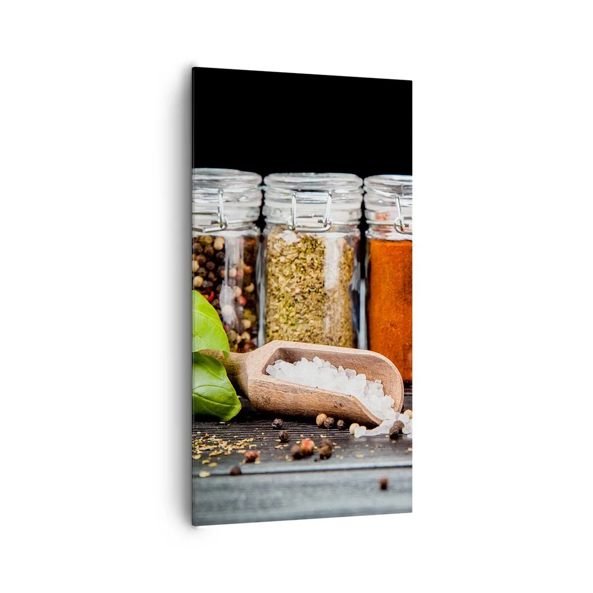 Lærredstryk - Billede på lærred - For at livet kan smages - 65x120 cm