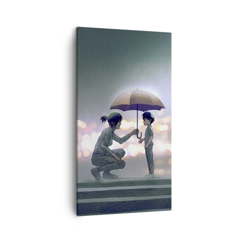 Lærredstryk - Billede på lærred - Og alt er godt nu - 45x80 cm