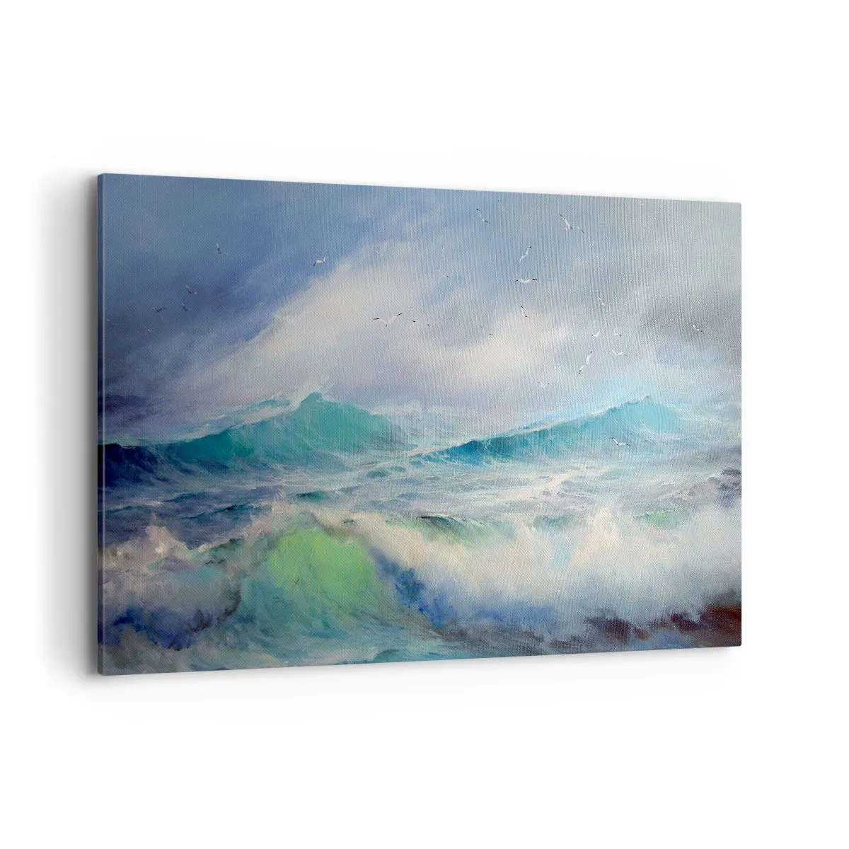 Lærredstryk - Billede på lærred - "Hvirvelvinden hylede af triumf ...’ - 100x70 cm